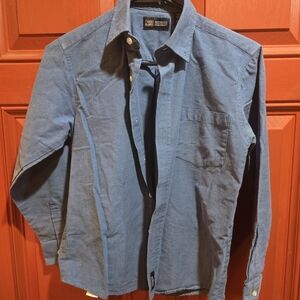 Faded Glory Kids Blue Button-Up Shirt